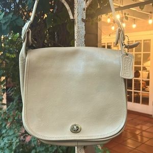 Vintage Dorcelle made in USA bone leather bag